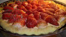 Simple tarte aux fraises