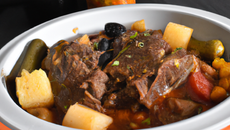 Langue de bœuf en tajine