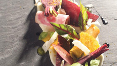 Déclinaison de betteraves au chèvre Chavignol