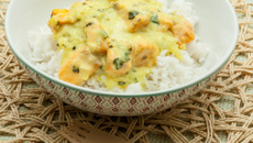 Saumon complètement coco sans gluten, sans lactose