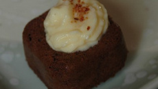 Moelleux au chocolat et à la crème pâtissière