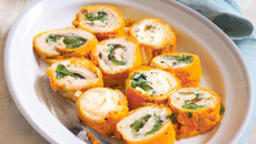 Roulés de poulet à la mimolette au Companion