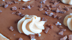 Tarte à la crème de marron et chocolat