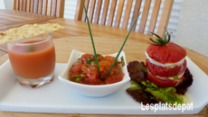 Tomate froide en variations