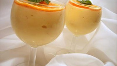 Mousse à l'orange facile