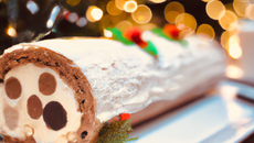 Bûche de Noël au cappuccino