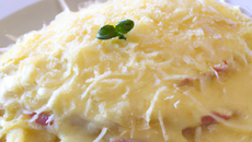 Spaghettis au reblochon