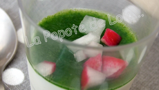 Panacottas gorgonzola et roquette