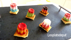 Les bouchées drapeaux