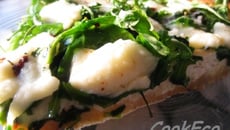 Tarte coquette à la roquette