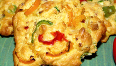 Cookies courgettes poivrons