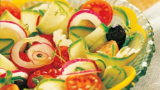 Salade grecque au Concombre et à la Tomate de France