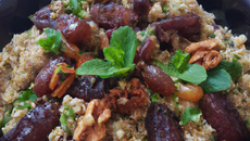 Taboulé aux dattes noix et cannelle