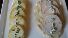 Filet mignon de porc au roquefort