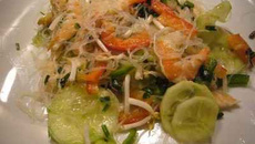 Salade vietnamienne aux vermicelles de riz et crevettes