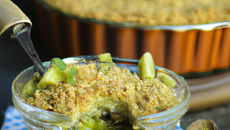 Crumble d'hiver aux kiwis