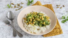 Curry végétarien au riz basmati