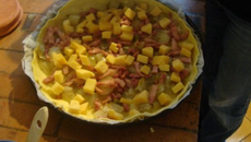 Quiche fromagère aux endives