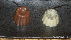 Petit flamby chocolat-vanille