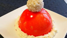 Dessert bonnet de Noël