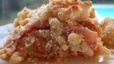 Crumble de potiron au bacon