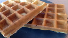 Gaufres pommes-cannelle