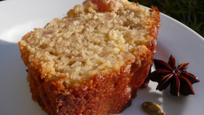 Cake fondant double pomme, amande, cardamome, façon baba