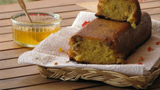 Cakes à la clémentine et aux noix accompagné de son sirop