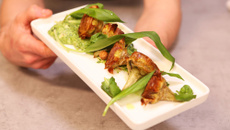 Artichauts à la romaine & pesto à l’ail des ours