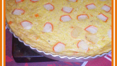 Quiche au surimi et saveurs de la mer