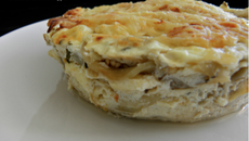 Gratin d'aubergines à déguster à l'ombre d'un olivier