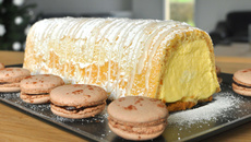 Bûche Mangue-Spéculoos