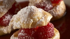 Choux gourmands avec Mon dessert de fraises