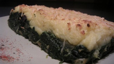 Parmentier aux épinards