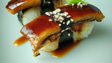 Sushis de rattes au foie gras