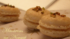 Macarons au nougat