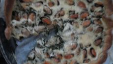 Quiche marinière aux épinards et moules