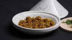 Tajine de kefta au riz et curcuma en 4 ingrédients