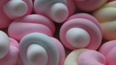 Sucettes de chamallows chics