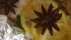 Papillote de saumon à l'anis étoilée