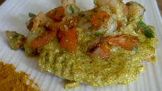 Filets de saumon à l'indienne