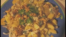 Salade d'endive kiwi noix roquefort