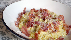 Risotto façon carbonara