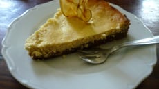 Cheesecake au confit de cidre et à la cannelle