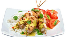 Sauté de poulet grillé à la sauce curry au Philadelphia