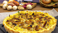 Tarte au maroilles à la dinde