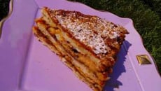 Millefeuille au caramel beurre salé et chocolat