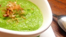 Veloutés de petits pois et Wasabi