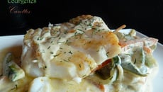 Filet de cabillaud au vin blanc