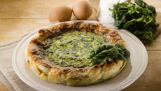 Quiches aux épinards et Chavroux